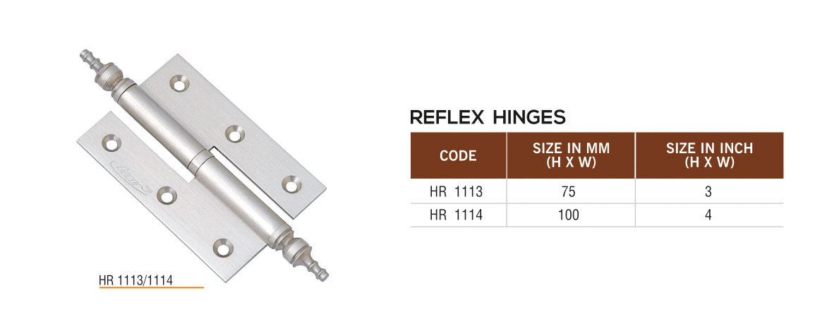 HR 1113/1114 by Decor Brass Hardware Hinges