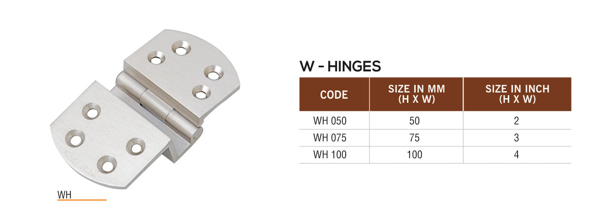 WH by Decor Brass Hardware Hinges